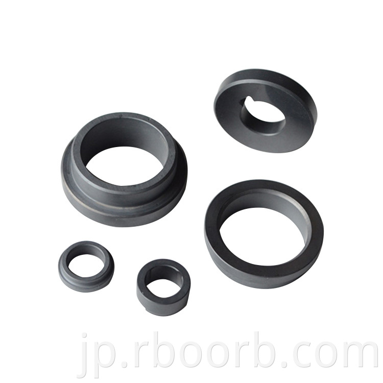 Mirror polish silicon carbide ceramic seal ring